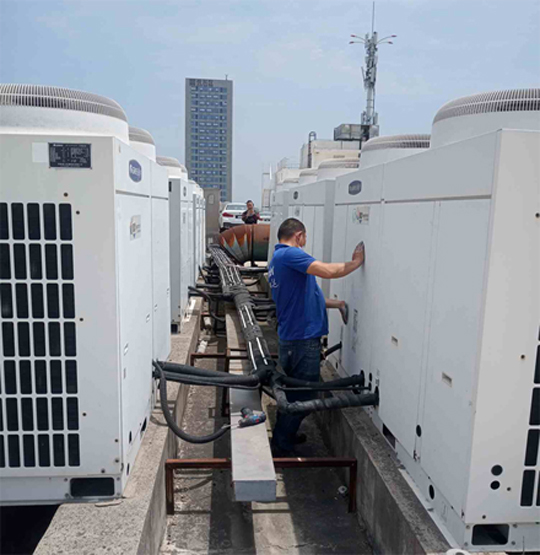 容县中央空调制热和不制冷系统维修方法